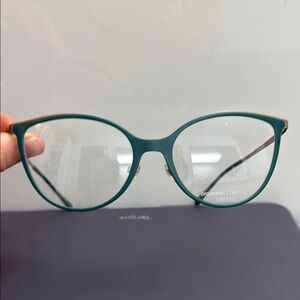 Essential Women's Teal Cat-Eye Glasses